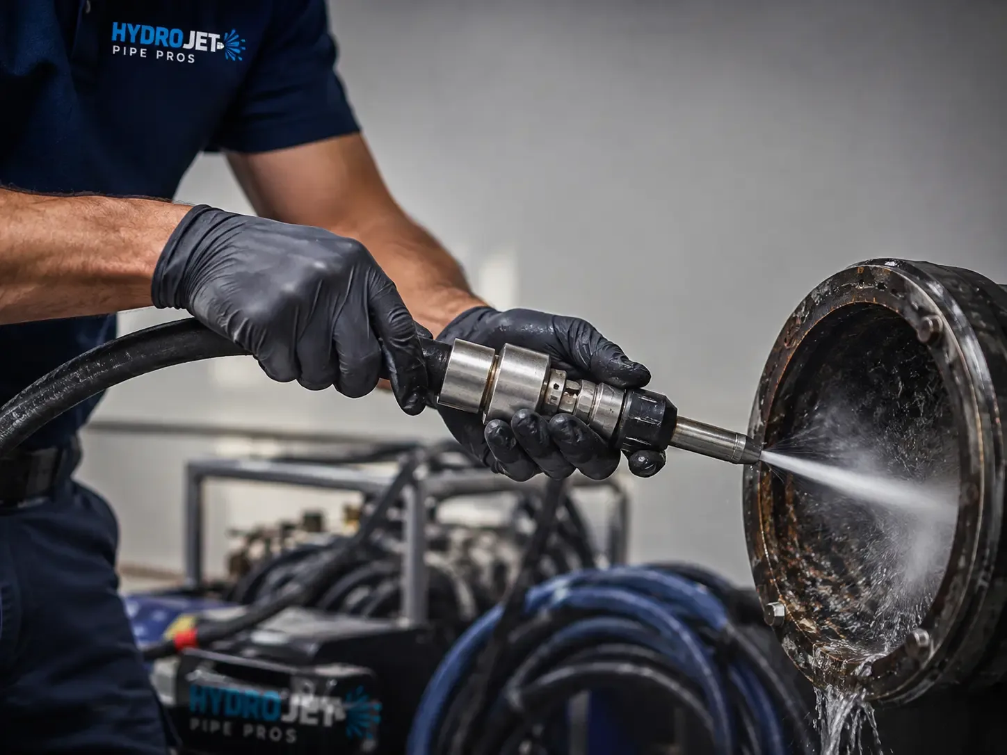 Hydro Jet Pipe Descaling in Detroit, ME